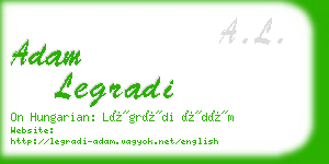 adam legradi business card